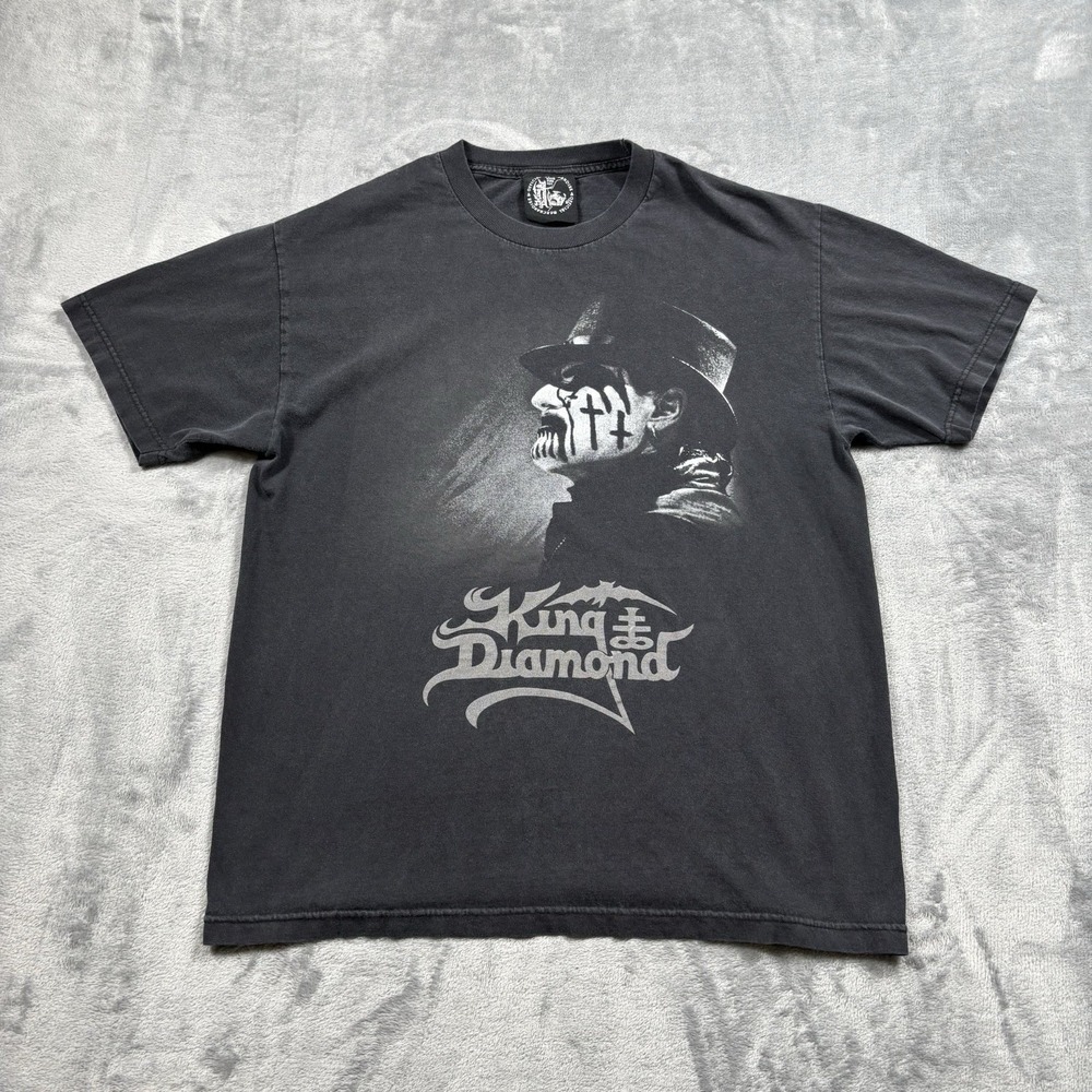 KING DIAMOND In Concert 2014 T-Shirt Size Large Black Official Merchandise
